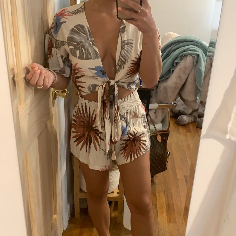 Romper or beach cover up